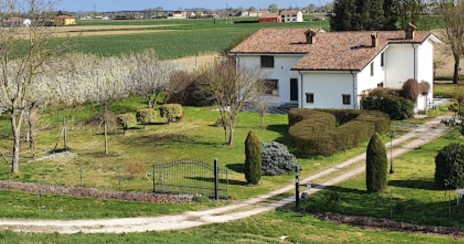 Image of Pedonale/Ciclabile Viale Po park in Guastalla, Emilia-Romagna, Italy Image of Pedonale/Ciclabile Viale Po park in guastalla, emilia-romagna, italy