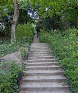 Image of Parc des Hauteurs park in Lyon, Rhone, France Image of Parc des Hauteurs park in lyon, rhone, france