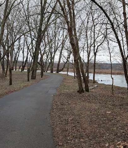 Image of White River Greenway Trail park in Martinsville, Illinois, United States Image of White River Greenway Trail park in martinsville, illinois, united-states