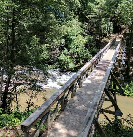 Image of Tumbling Waters Trail park in Ellijay, Georgia, United States Image of Tumbling Waters Trail park in ellijay, georgia, united-states