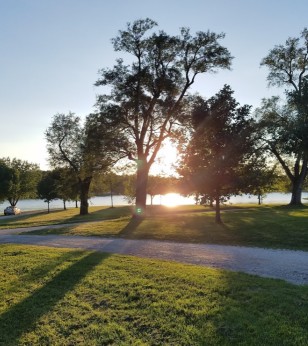 Image of Cedar Lake park in Olathe, Kansas, United States Image of Cedar Lake park in olathe, kansas, united-states
