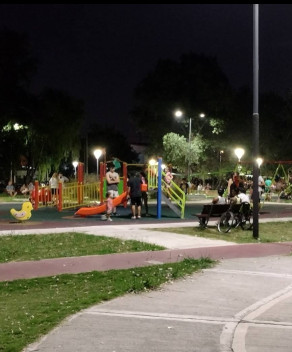 Image of Plaza Seré park in Castelar, Buenos Aires, Argentina Image of Plaza Seré park in castelar, buenos-aires, argentina