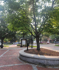 Image of Railroad Square park in Keene, New Hampshire, United States Image of Railroad Square park in keene, new-hampshire, united-states