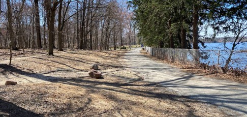 Image of Oradell Reservoir Trail park in Haworth, New Jersey, United States Image of Oradell Reservoir Trail park in haworth, new-jersey, united-states