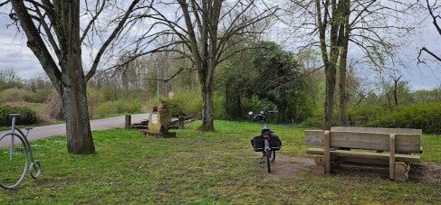 Image of Josef-Sauder-Platz park in Uberherrn, Saarland, Germany Image of Josef-Sauder-Platz park in uberherrn, saarland, germany