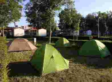 Image of Happy Camp mobile homes in BalatonTourist Füred Camping & Bungalows park in Balatonfured, Veszprem, Hungary Image of Happy Camp mobile homes in BalatonTourist Füred Camping & Bungalows park in balatonfured, veszprem, hungary