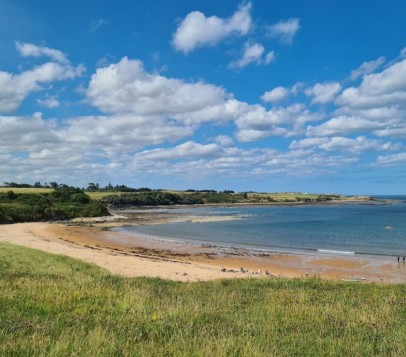 Image of Longhoughton Beach park in Northumberland, Northumberland, United Kingdom Image of Longhoughton Beach park in northumberland, northumberland, united-kingdom