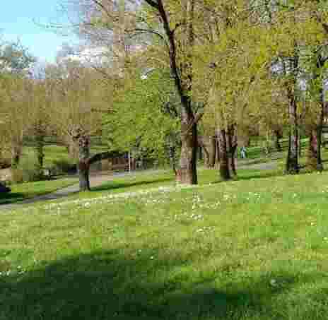 Image of clos St Julien park in Bouguenais, Loire-Atlantique, France Image of clos St Julien park in bouguenais, loire-atlantique, france