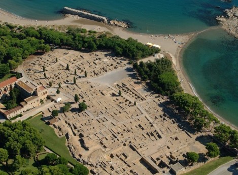 Image of Ruïnes d'Empúries - Museu Arqueològic park in l'Escala, Catalonia, Spain Image of Ruïnes d'Empúries - Museu Arqueològic park in lescala, catalonia, spain