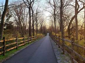 Image of Warwick-to-Ephrata Rail-Trail Trailhead park in Lititz, Pennsylvania, United States Image of Warwick-to-Ephrata Rail-Trail Trailhead park in lititz, pennsylvania, united-states