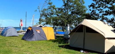 Image of Campingplatz Dabitzer Hafen park in Barth, Mecklenburg-Vorpommern, Germany Image of Campingplatz Dabitzer Hafen park in barth, mecklenburg-vorpommern, germany