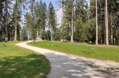 Image of Parco Millepini - Parco Brigata Regina park in Asiago, Veneto, Italy Image of Parco Millepini - Parco Brigata Regina park in asiago, veneto, italy