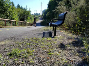 Image of Cushman Trail - 14th Ave Trailhead park in Gig Harbor, Washington, United States Image of Cushman Trail - 14th Ave Trailhead park in gig-harbor, washington, united-states