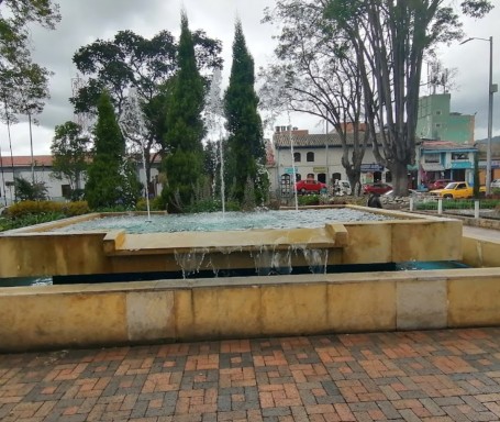 Image of Parque Principal - Cajicá park in Cajica, Cundinamarca, Colombia Image of Parque Principal - Cajicá park in cajica, cundinamarca, colombia