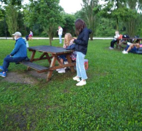 Image of Parchetto di via Alzaia alla segheria park in Silea, Veneto, Italy Image of Parchetto di via Alzaia alla segheria park in silea, veneto, italy