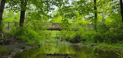 Image of Unami Creek Trailhead park in Quakertown, Pennsylvania, United States Image of Unami Creek Trailhead park in quakertown, pennsylvania, united-states