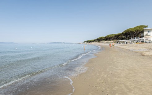 Image of Bau Beach - Follonica Nord park in Follonica, Toscana, Italy Image of Bau Beach - Follonica Nord park in follonica, toscana, italy