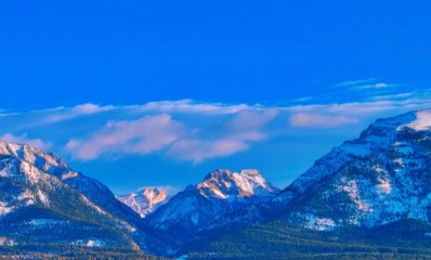 Image of Three Sister Lookout park in Canmore, Alberta, Canada Image of Three Sister Lookout park in canmore, alberta, canada