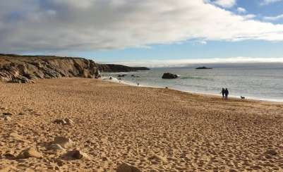 Image of Plage de Port Blanc park in Quiberon, Brittany, France Image of Plage de Port Blanc park in quiberon, brittany, france