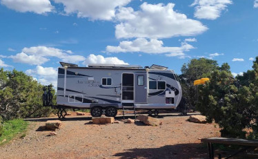 Image of Saddlehorn Campground park in Grand Junction, Colorado, United States Image of Saddlehorn Campground park in grand-junction, colorado, united-states