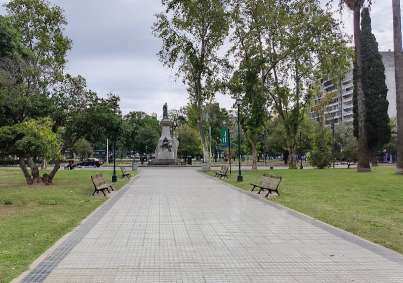 Image of Plaza Santa Rosa park in Rosario, Santa Fe, Argentina Image of Plaza Santa Rosa park in rosario, santa-fe, argentina