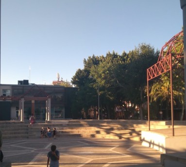 Image of Coliseum Parque de las Palmeras Alfafar park in Alfafar, Valencia, Spain Image of Coliseum Parque de las Palmeras Alfafar park in alfafar, valencia, spain