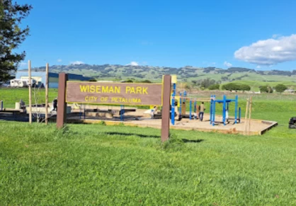 Image of Wiseman Park park in Petaluma, California, United States Image of Wiseman Park park in petaluma, california, united-states