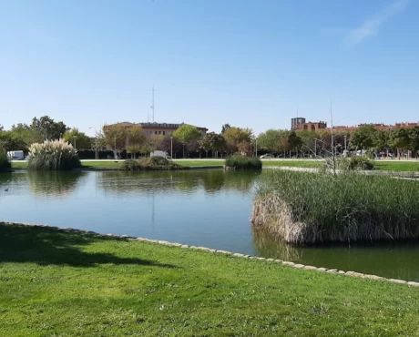 Image of Parque de La Hispanidad park in Madrid, Madrid, Spain Image of Parque de La Hispanidad park in madrid, madrid, spain