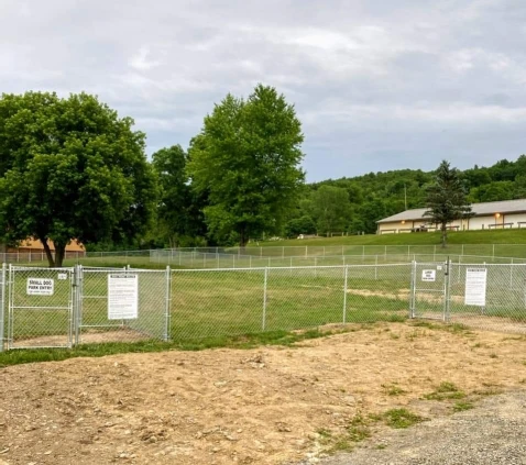 Image of Presley Memorial Dog Park park in Town of Urbana, New York, United States Image of Presley Memorial Dog Park park in town-of-urbana, new-york, united-states