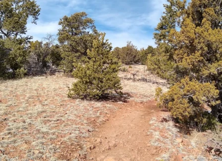 Image of Arroyo Hondo Open Space Trail Head park in Santa Fe, Texas, United States Image of Arroyo Hondo Open Space Trail Head park in santa-fe, texas, united-states