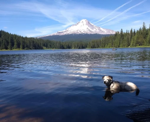 Image of Mt. Hood National Forest park in Government Camp, Oregon, United States Image of Mt. Hood National Forest park in government-camp, oregon, united-states