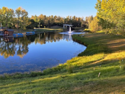 Image of Bower Ponds park in Red Deer, Alberta, Canada Image of Bower Ponds park in red-deer, alberta, canada