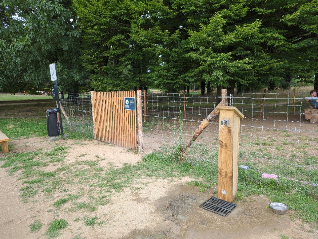 Image of Parc canin du parc naturel de Beaulieu park in Nantes, Loire-Atlantique, France Image of Parc canin du parc naturel de Beaulieu park in nantes, loire-atlantique, france